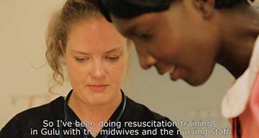 Keeping babies alive in Uganda